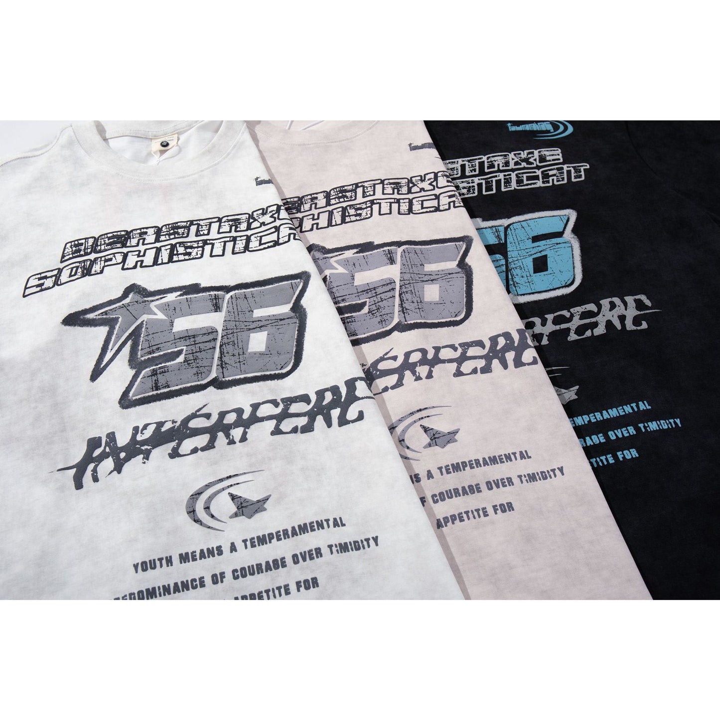 60s Style T Shirts 5 Summer Vintage Washed Old Short Sleeve T-Shirts