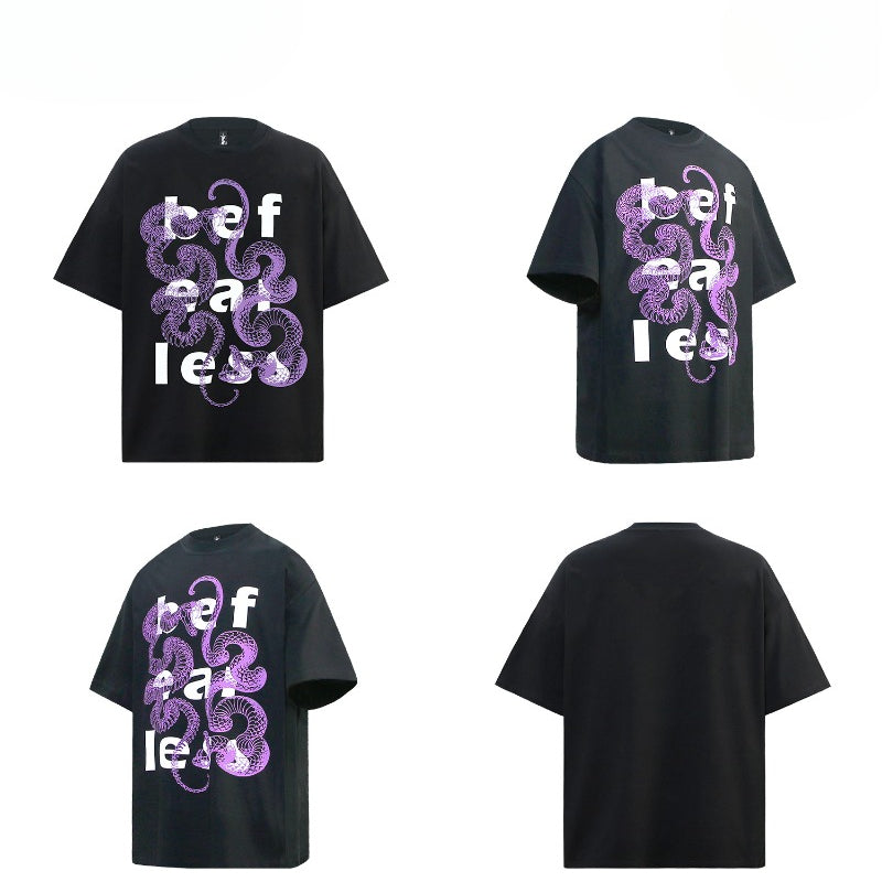 80s And 90s Vintage Snake Letter T-Shirts