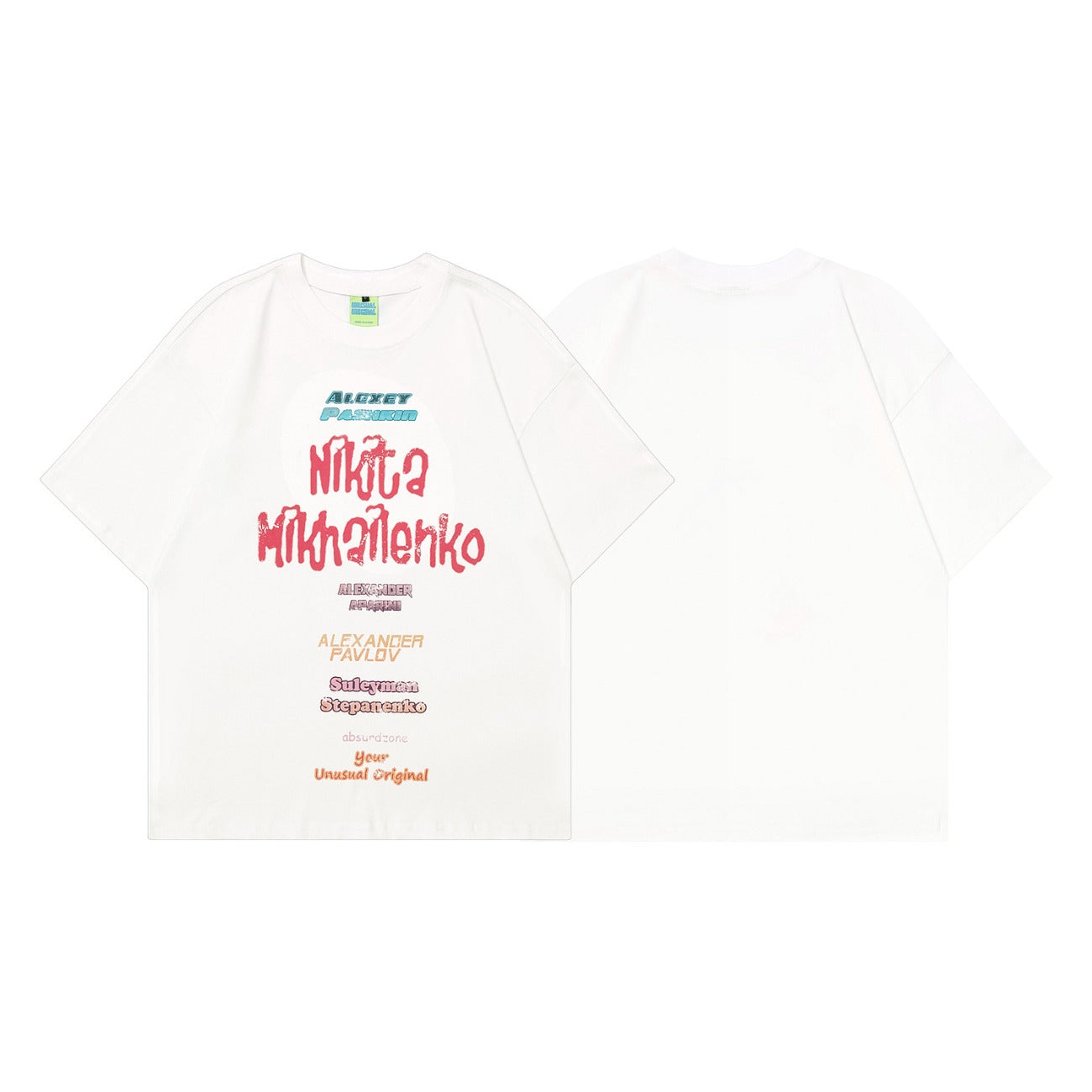 90s West Coast Hip Hop Fashion T Shirts Vintage Alphabet Cotton Loose Casual Short Sleeve T-Shirt