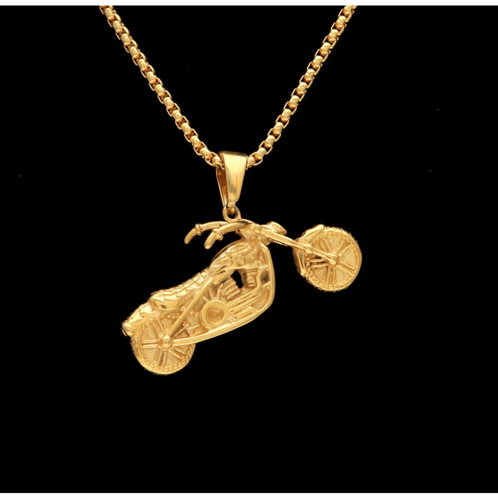 Jewelry Creative Motorcycle Pendant Necklace