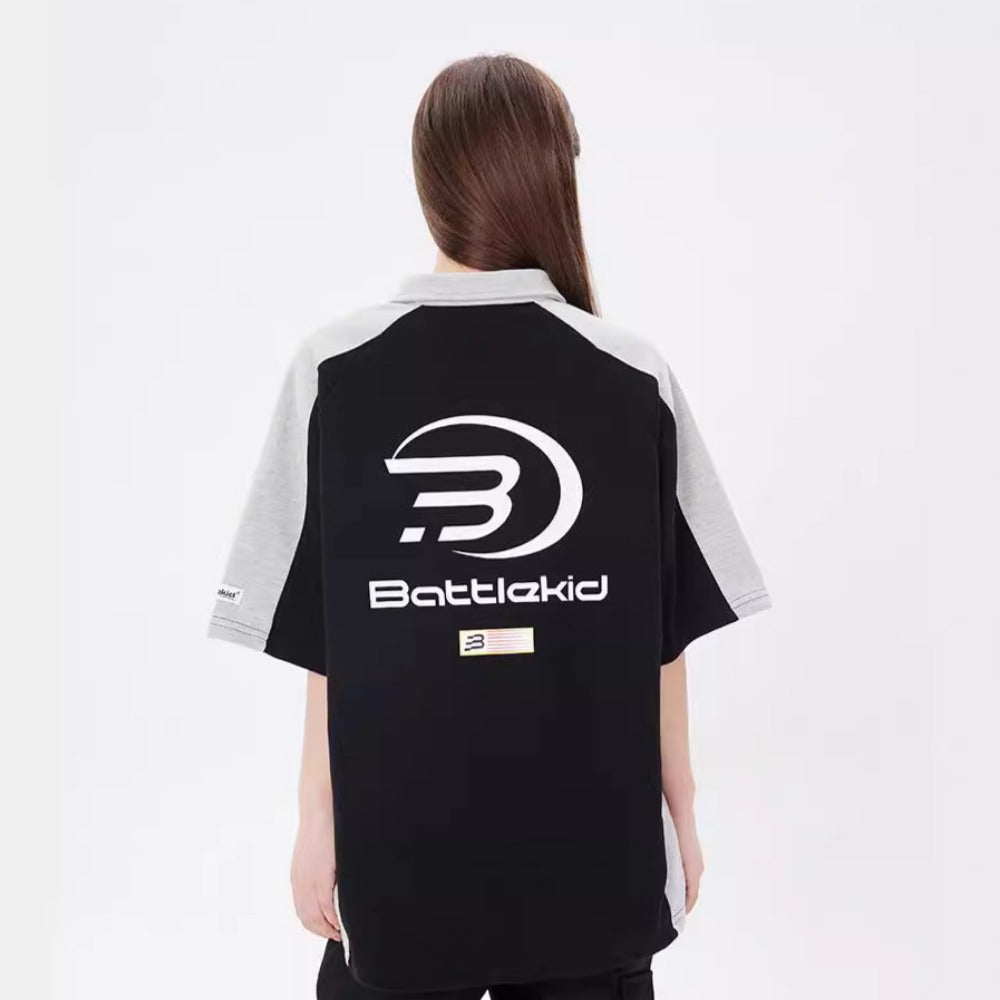 Vintage Usa Shirt Short Sleeve T-Shirt Summer Trendy Loose Hip Hop Top