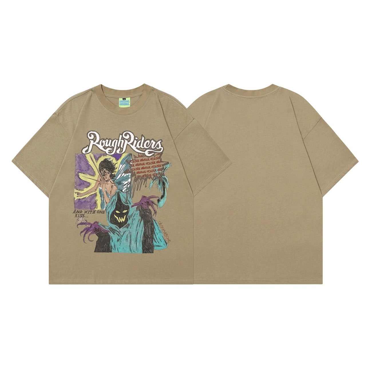 90s West Coast Hip Hop Fashion T-Shirts West Coast Vintage Spoof Cartoon Design T-Shirts