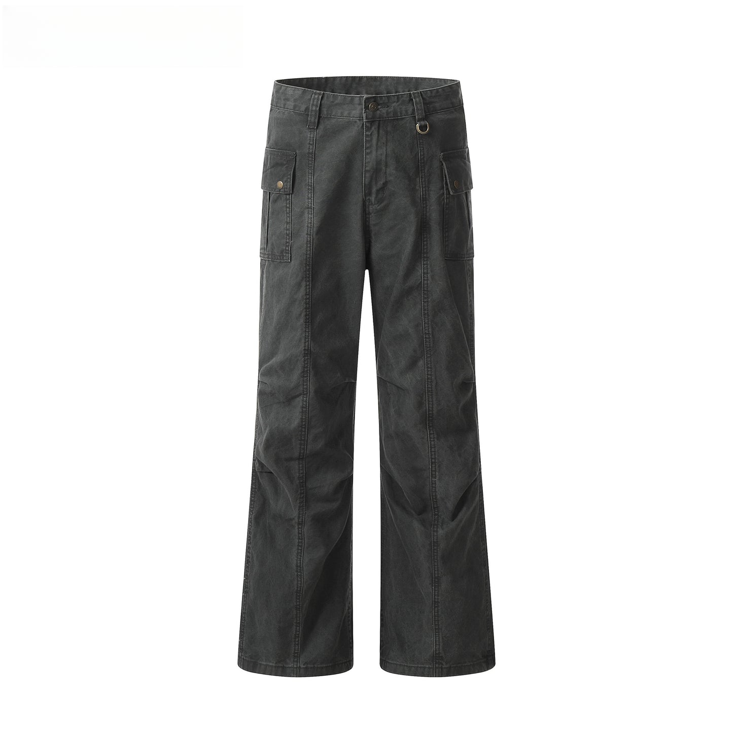 Hip Hop Pants For Boys Vintage Straight Overalls Loose Casual Pants