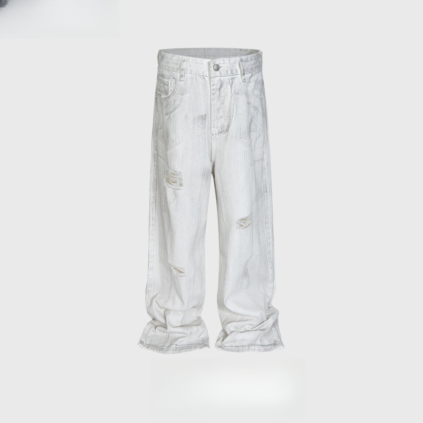 Rock Revival Jeans Ripped Straight White Jeans