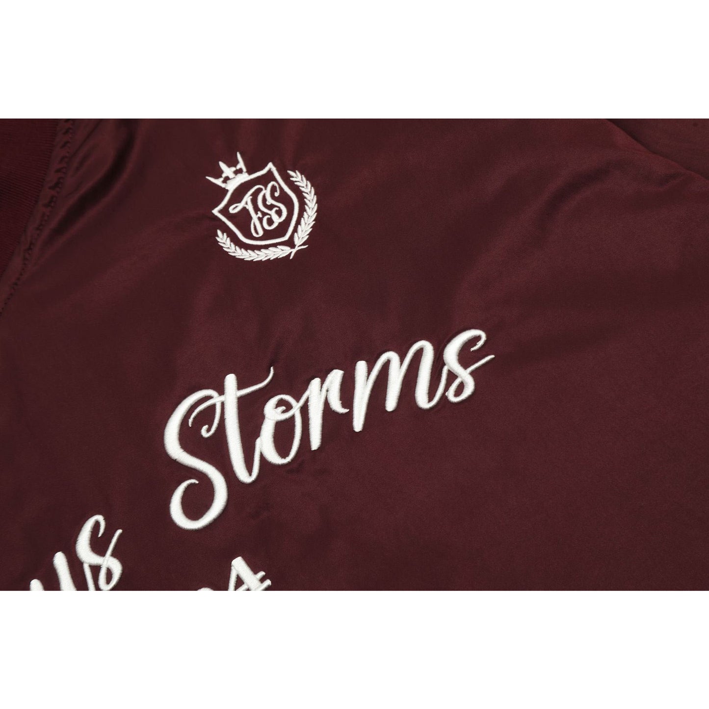 New York Hip Hop Style Vintage Embroidery Autumn Loose Sports V-Neck Top