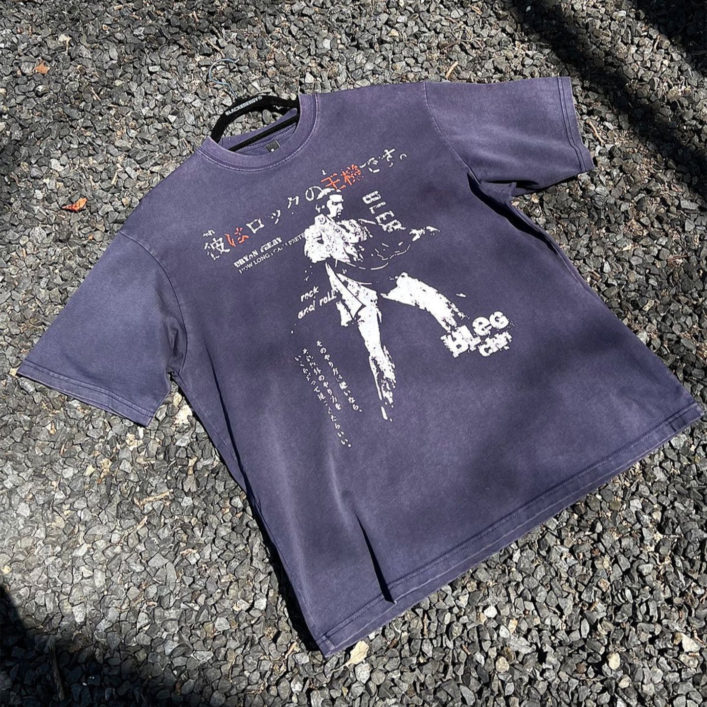 Hip hop clothing new york summer vintage wash t-shirt short sleeve