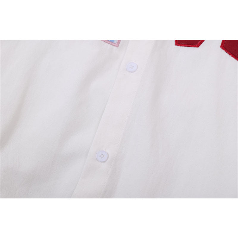 Casual Street Wear Short Sleeve T-Shirt Oversize Loose Casual Shirt