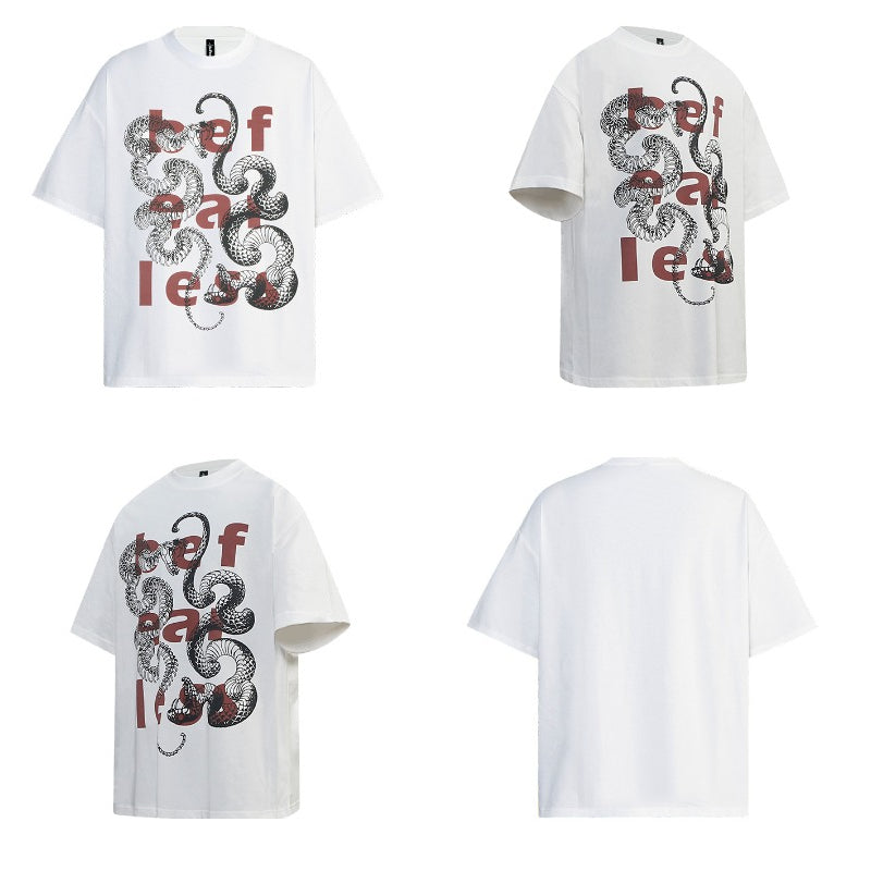 80s And 90s Vintage Snake Letter T-Shirts