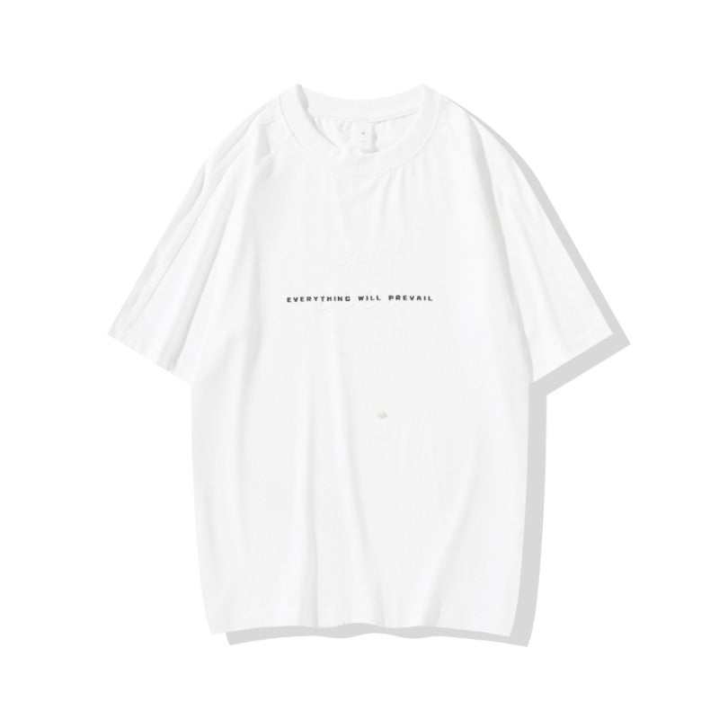 Mens T-shirts Printed Short Sleeves Summer Loose