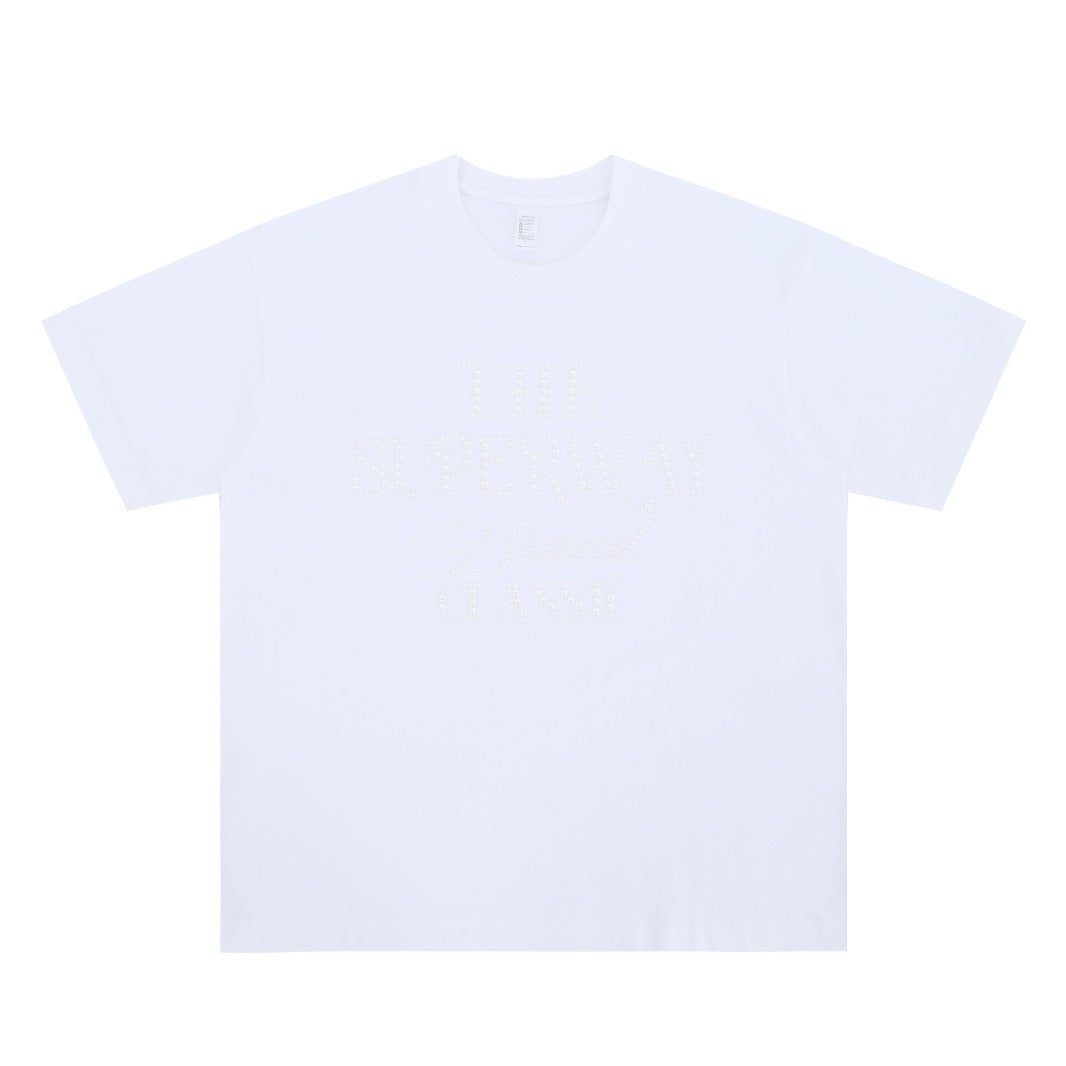 Vintage 90s Hip Hop Clothing Spring/Summer Loose Short Sleeve T-Shirt