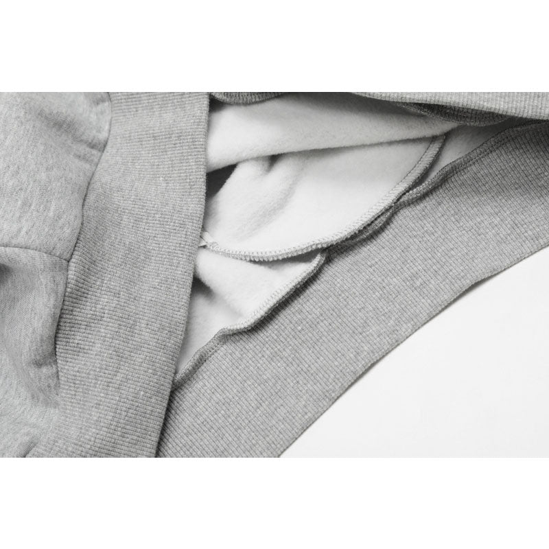 Streetwear Hoodie Zip-Up Lapel Sweater Winter Loose Casual Top
