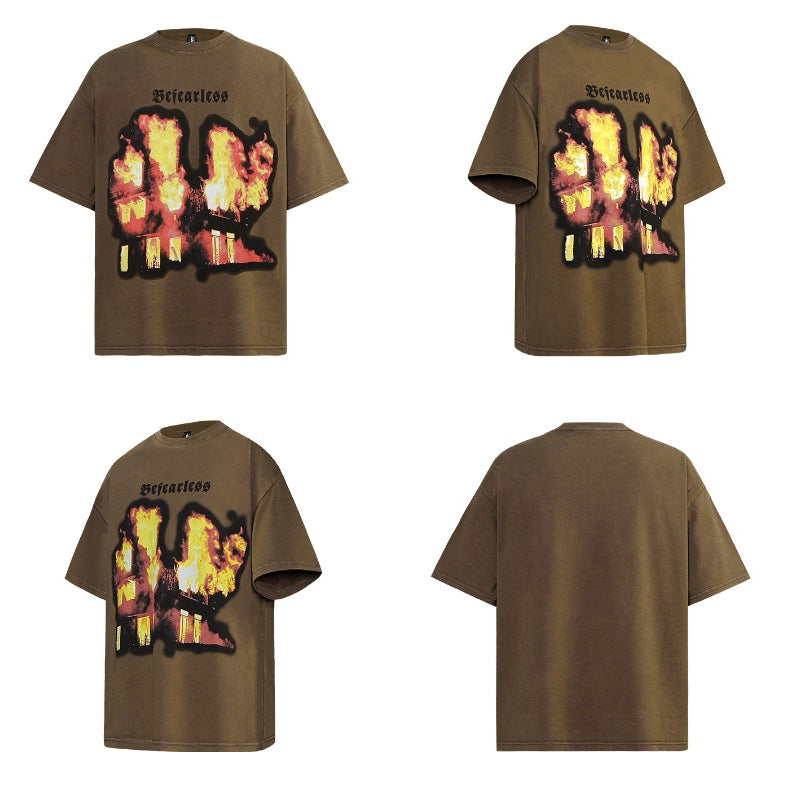 80s And 90s Vintage T-Shirts Vintage Hip Hop Rock Short Sleeve T-Shirt