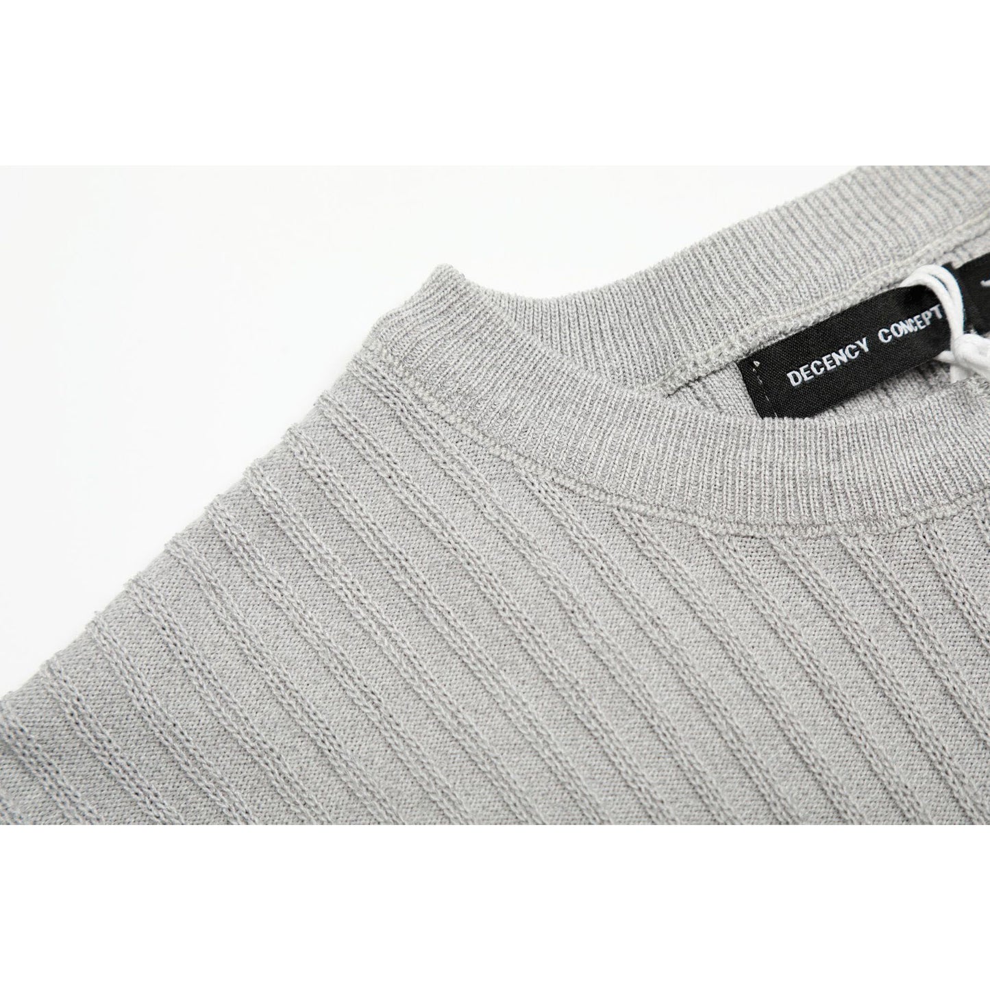 Casual Street Wear Short Sleeve T-Shirt Loose Casual Semi-turtleneck Knitwear