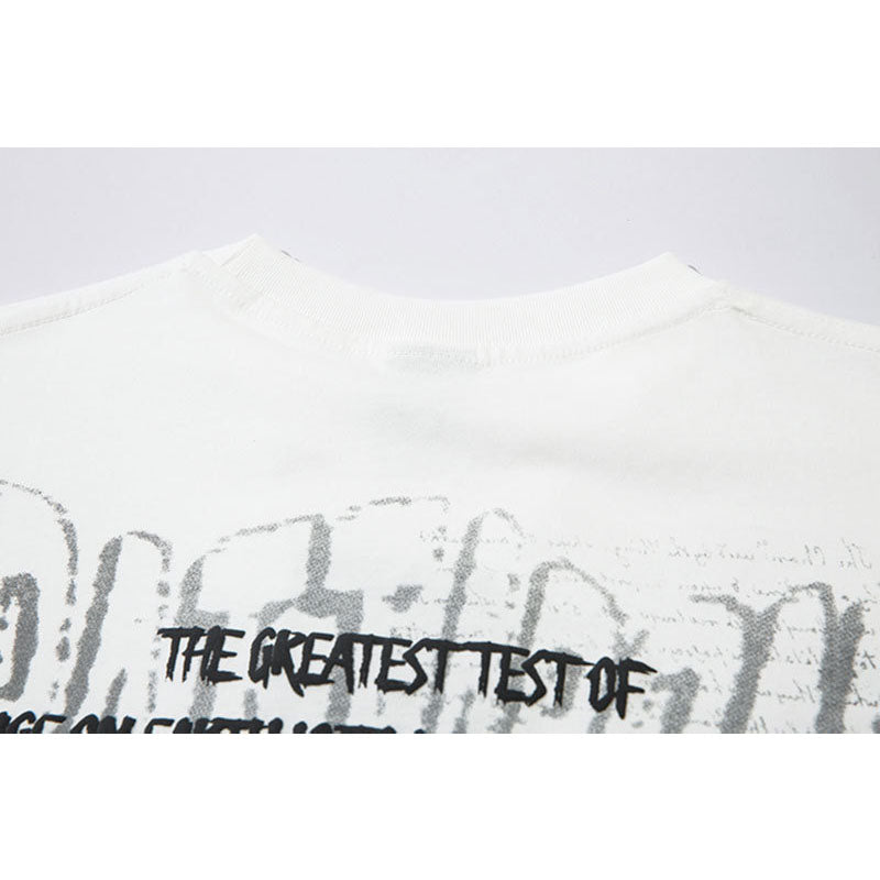 Marcas De Streetwear Necklace Long Sleeve T-Shirt Loose Oversize Top