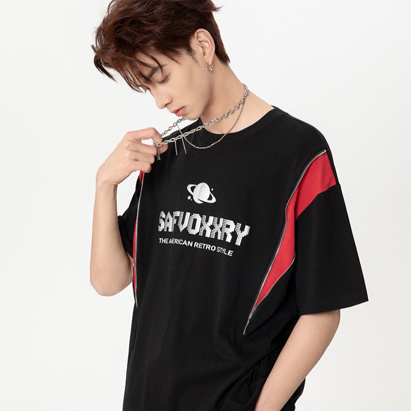 Vintage Tišö Rt Crew Neck Short Sleeve T-Shirt Summer Casual Top