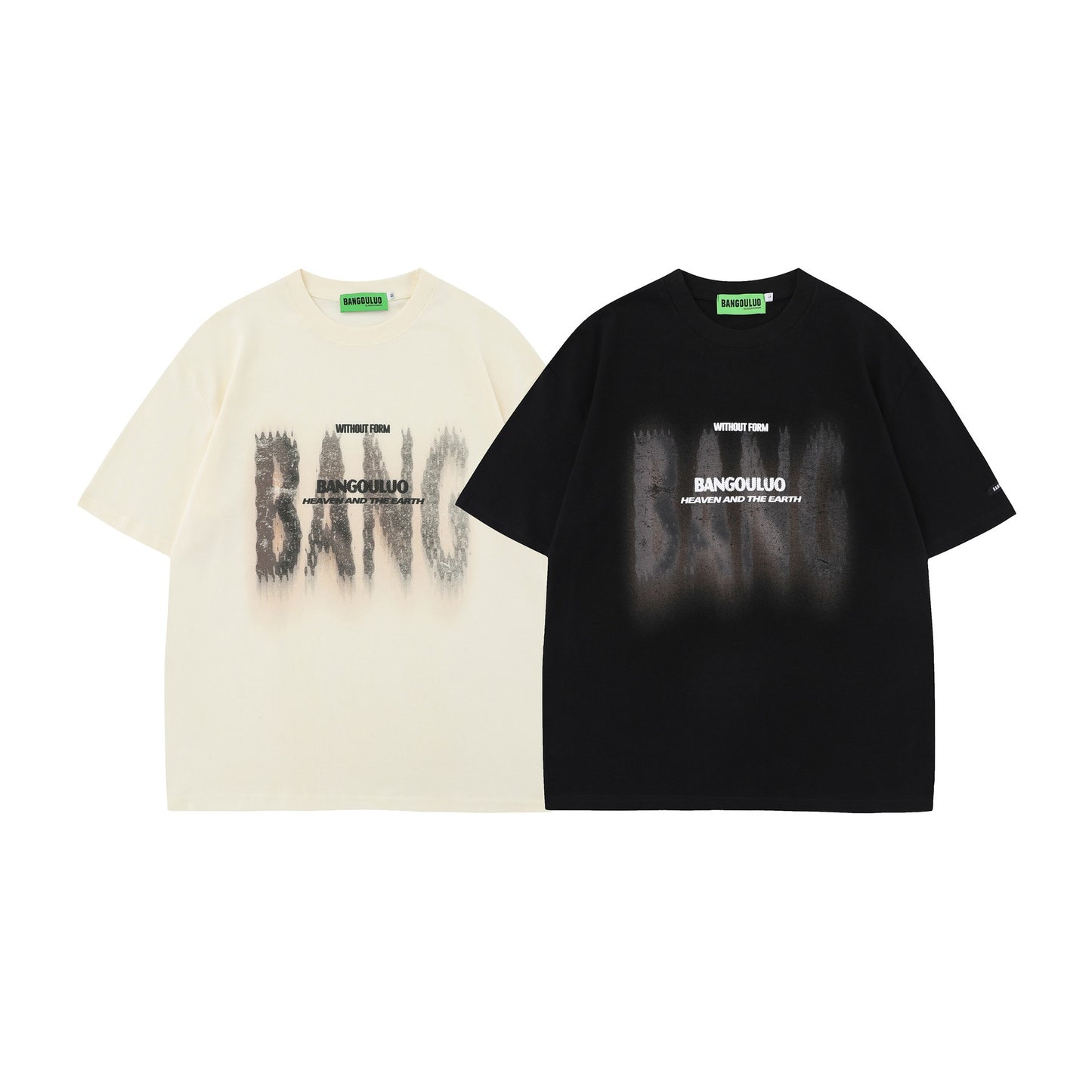 Unisex T-shirts Spring Shadow Rock Loose Short Sleeve T-Shirt