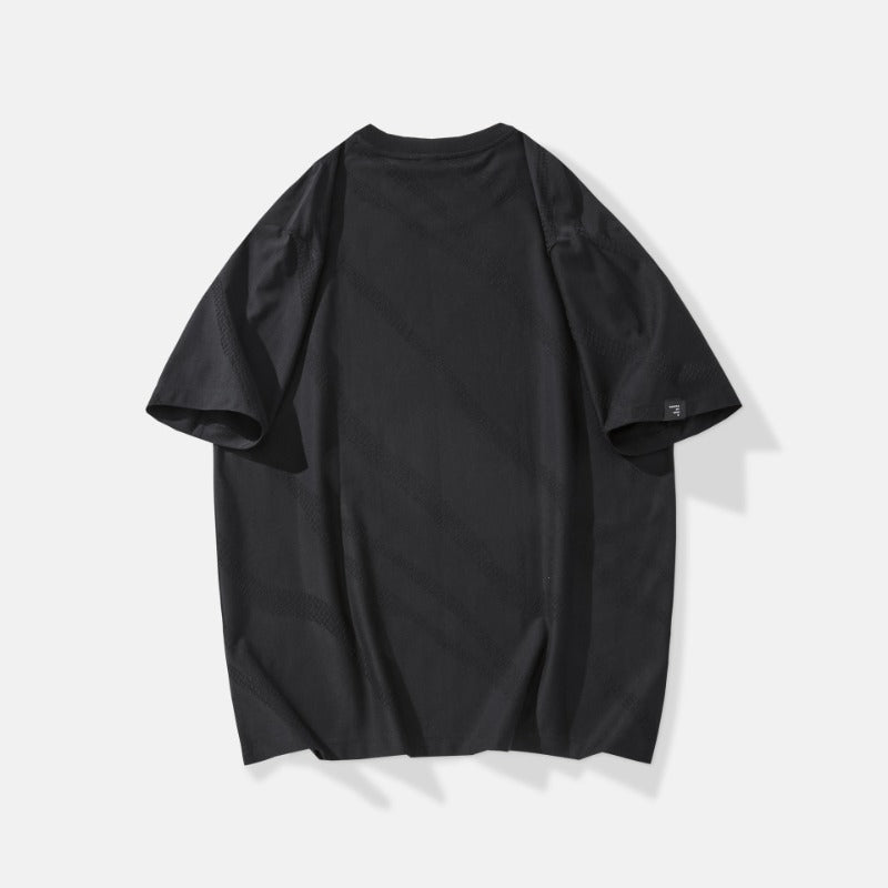 Men T-shirts Spring and Autumn Loose Top