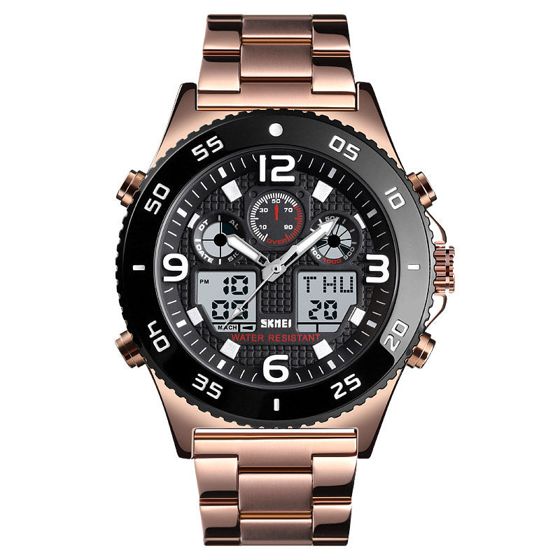 Analog-Digital Watch Business Men's Electronic Watch