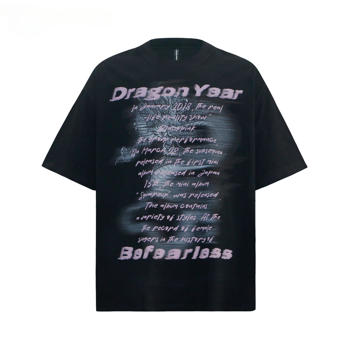 80s And 90s Vintage T Shirts Letter Short Sleeve Summer Men's and Women's Loose Top