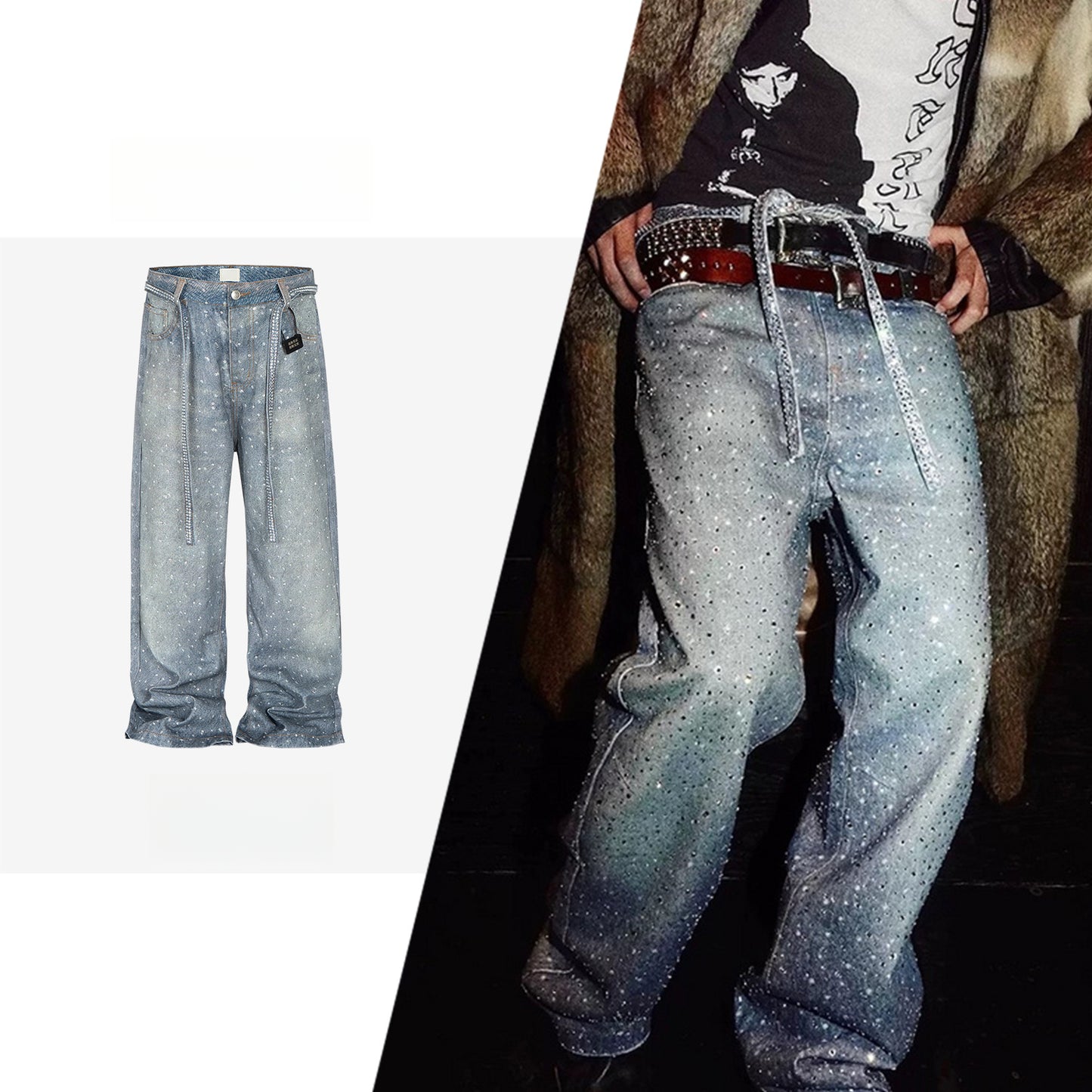 Rock Revival Jeans Straight Jeans Old Trousers