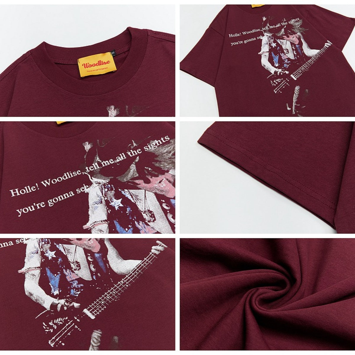 90s West Coast Hip Hop Fashion T Shirts Heavy Metal Rock Band Short Sleeve T-Shirt