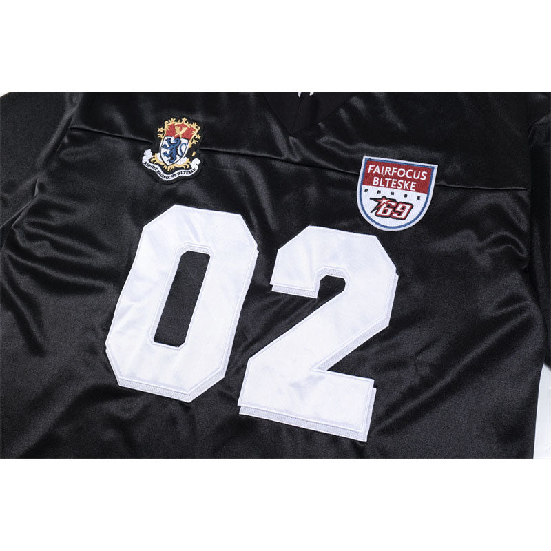 Hip Hop Shirts For Boys Hip Hop Rugby Shirt Printed Short Sleeve T-Shirt Loose, T-Shirt