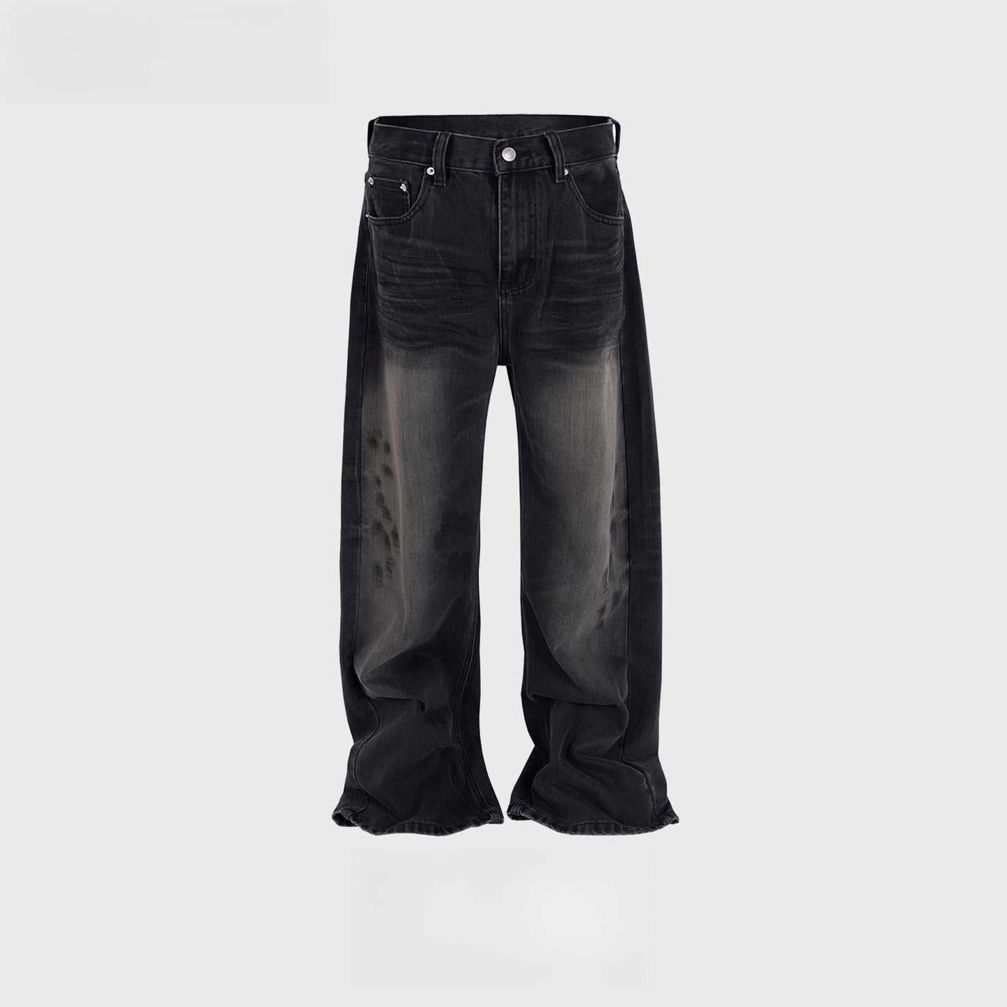 Rock Revival Jeans Vintage Hip Hop Make Old Denim Straight Pants Trousers