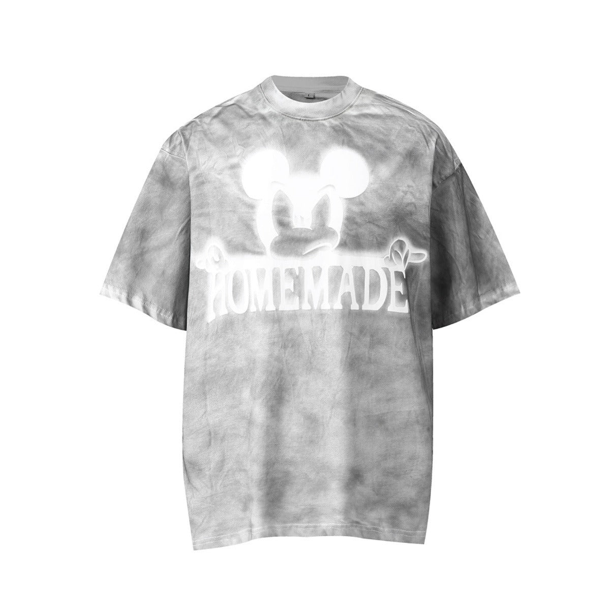 1990 Fashion T-Shirt Loose Cartoon Print Short Sleeve