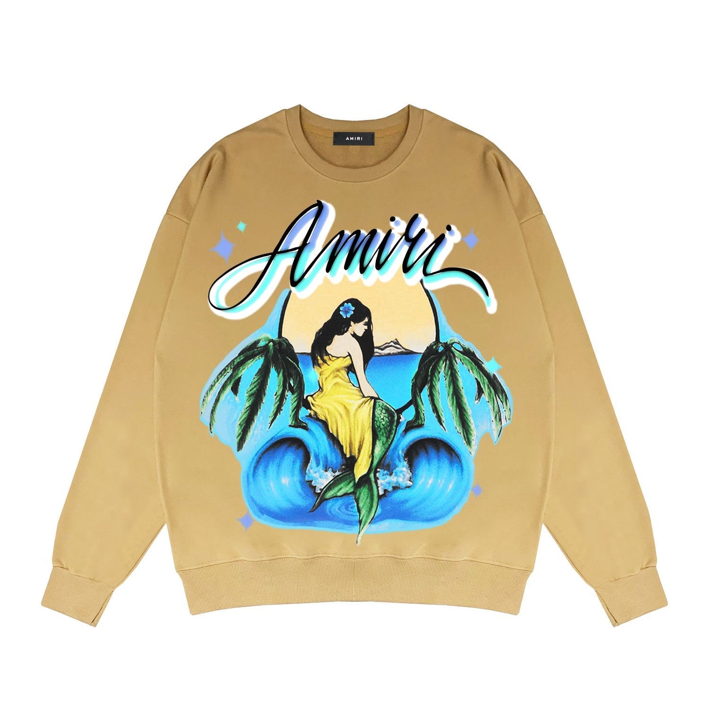 Amiri Sweatshirt Printed Trendy Pure Cotton