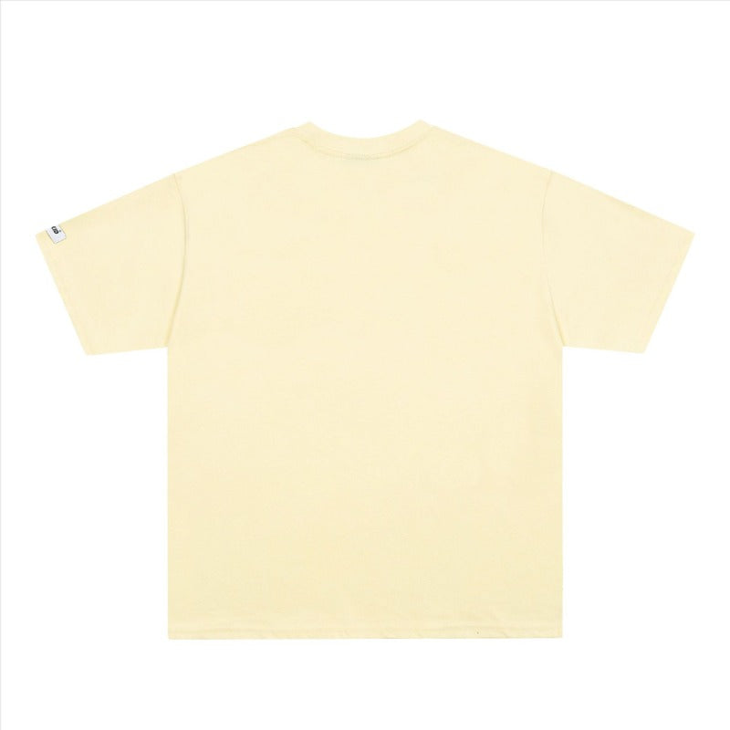Vintage T Shirts Hip Hop Vintage Alphabet Print Short Sleeve T-Shirt Summer Loose Casual