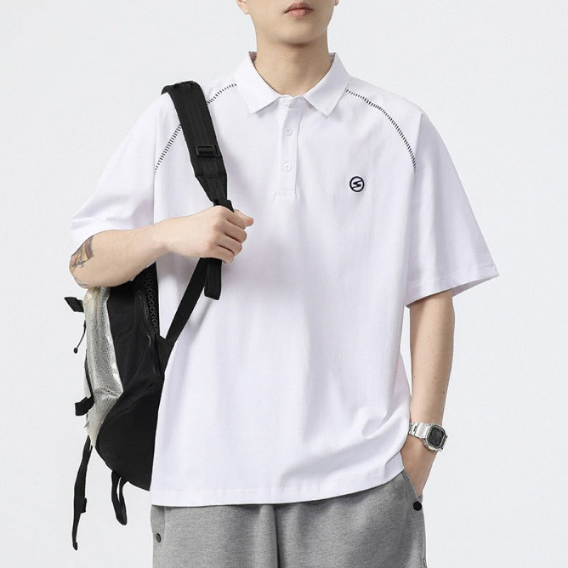 Men T-shirts Short Sleeve Loose Top