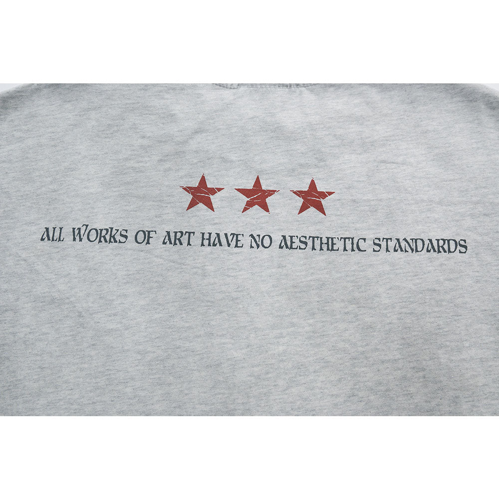 Nostalgia T Shirts Vintage Portrait Print Short Sleeve T-Shirt