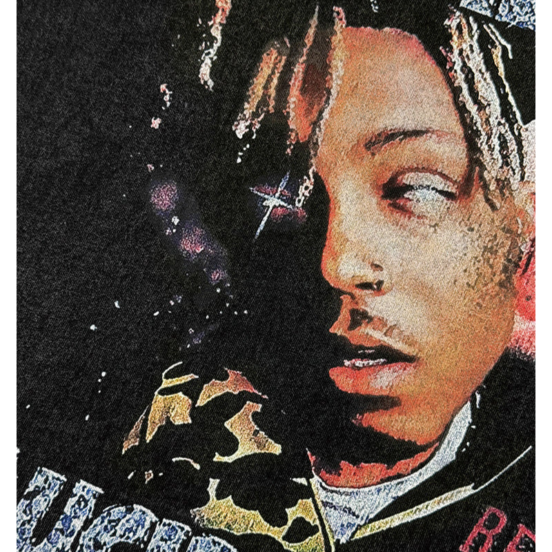New york hip hop shop Juice wrld t-shirt rap character print heavy