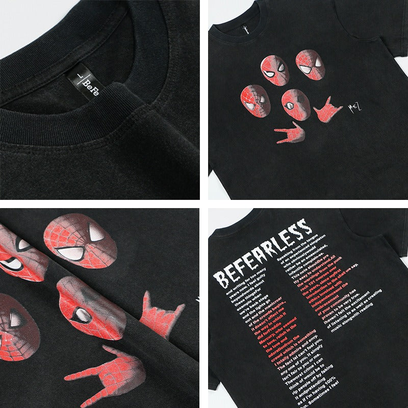 80s And 90s Vintage T Shirts Vintage Contrast Letter Short Sleeves