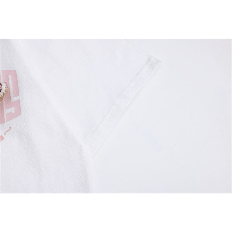 Camisetas streetwear Summer Vintage Casual Loose Short Sleeve T-Shirt