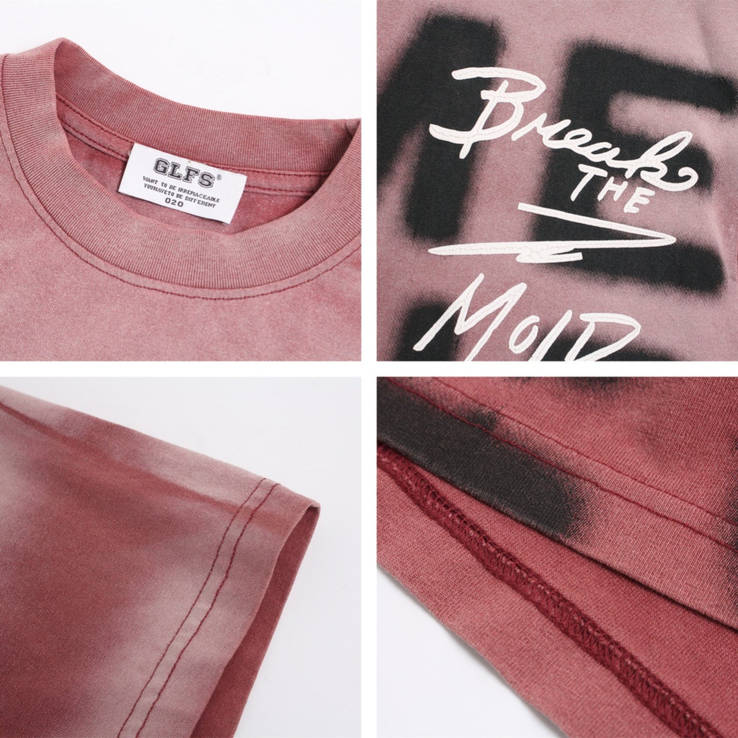 Vintage tarz t shirt gradual change print short sleeve t-shirt summer casual top