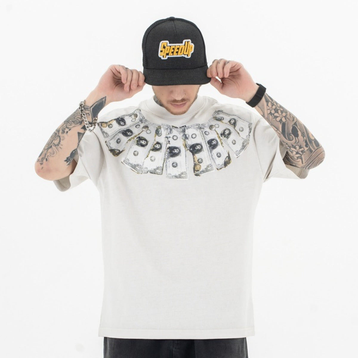 Vic Streetwear Summer Vintage Short Sleeve T-Shirt