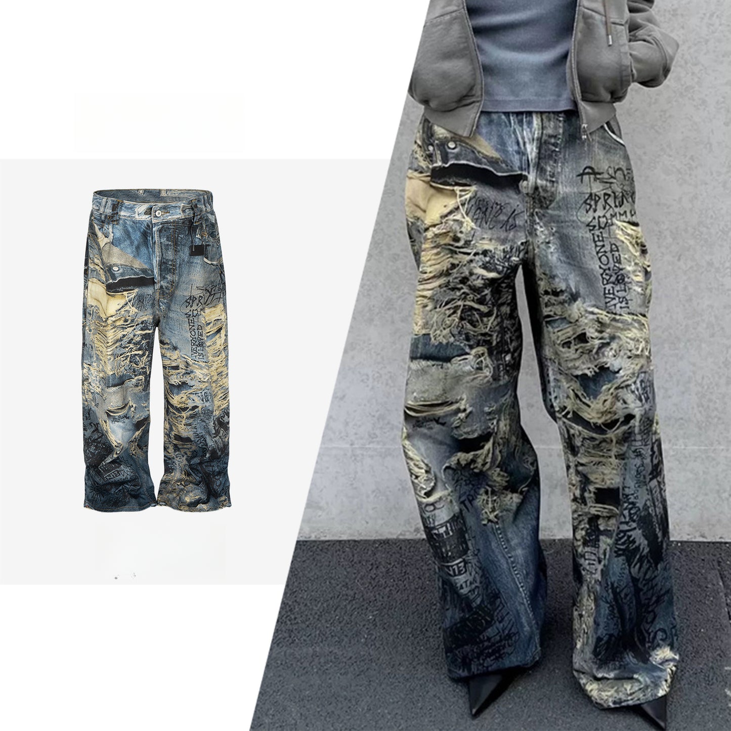 Rock Revival Jeans Ripped Jeans Trousers