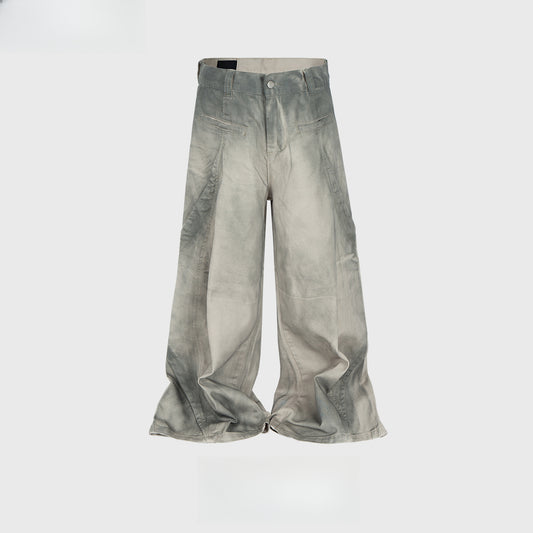 Rock Revival Jeans Vintage Trousers Loose Casual Wide Leg Pants