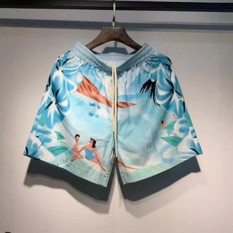 Amiri Shorts Seaview Fashion Loose Shorts