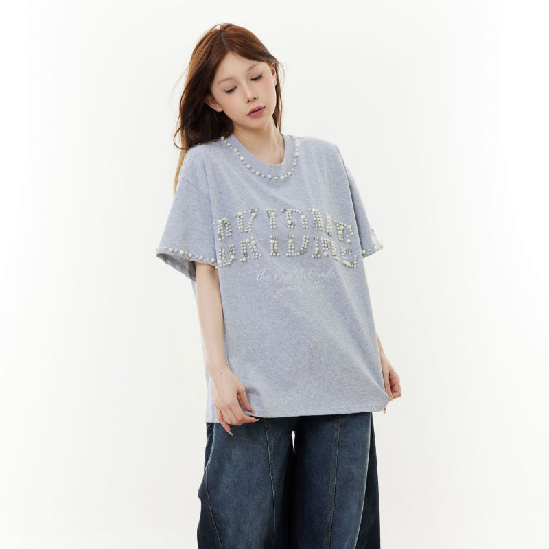 Hip Hop Clothes New York Summer Crew Neck Short Sleeve T-Shirt Summer Loose Casual Top