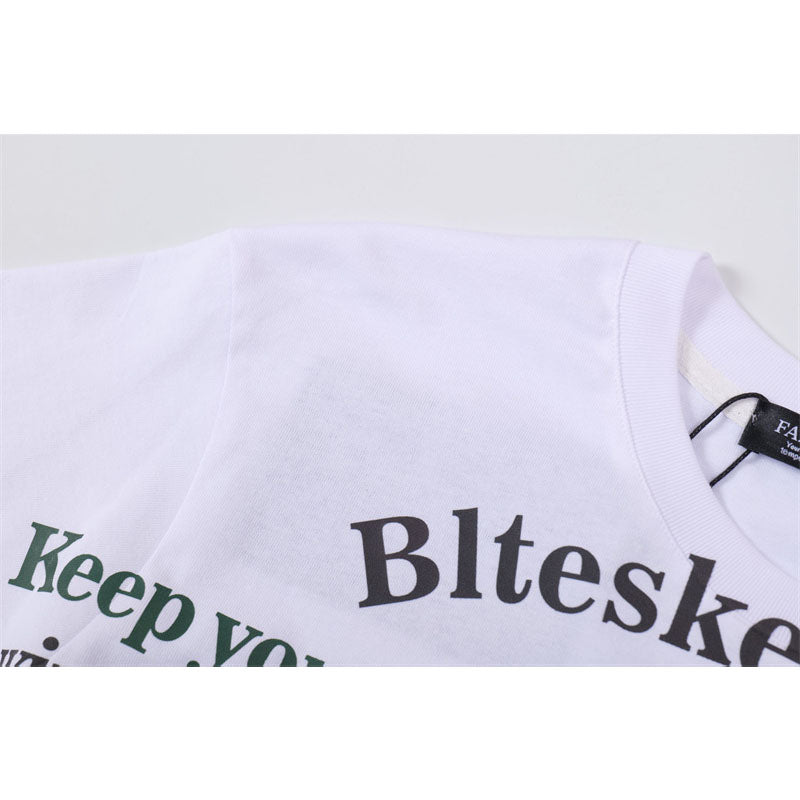 Casual Street Wear Short Sleeve T-Shirt Loose Top