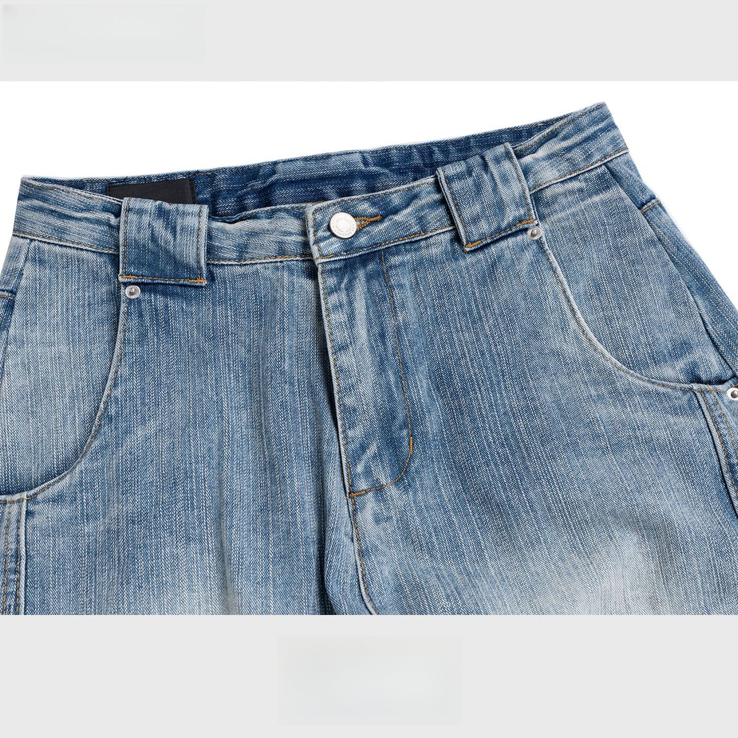 Rock Revival Jeans Washed Old Trousers Loose Jeans
