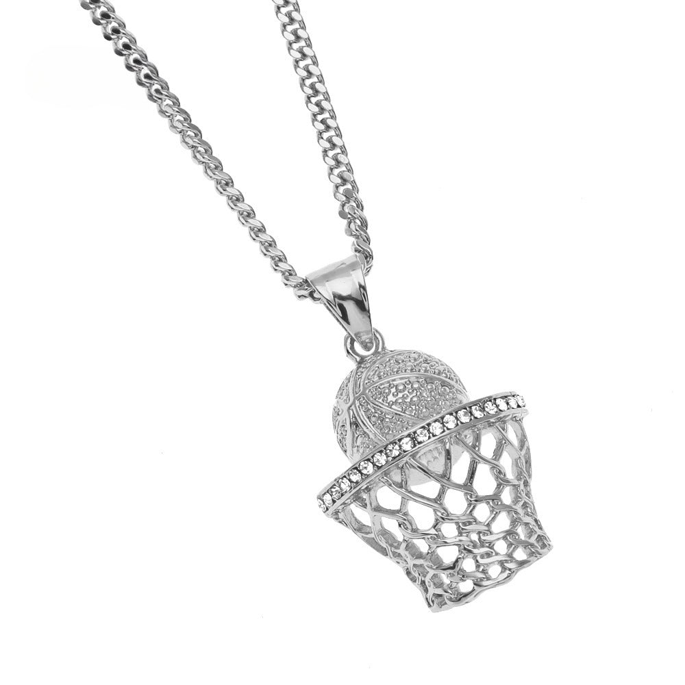 Jewelry Hip Hop Diamond Shot Pendant Necklace rapper