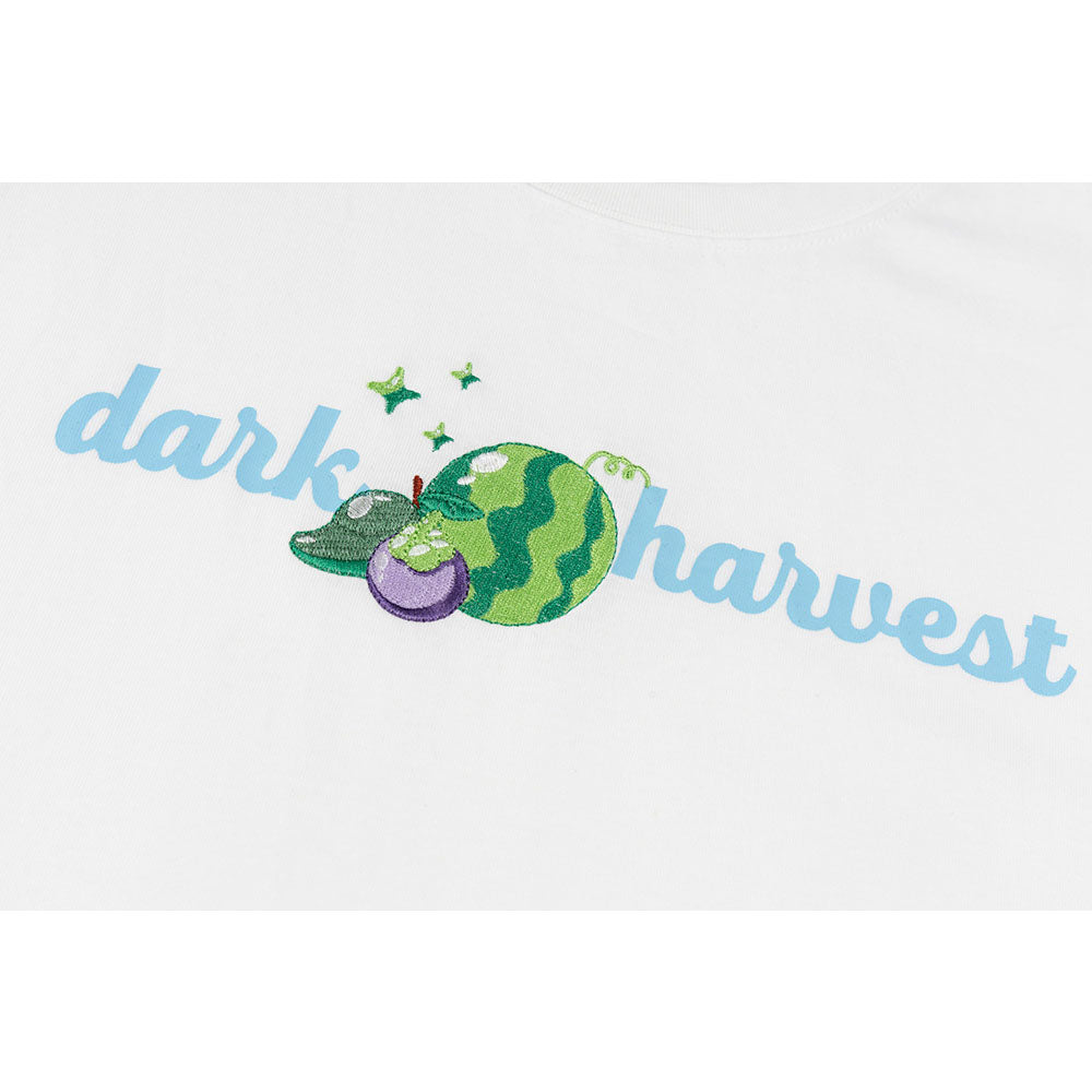 Nostalgia T Shirts Vintage Floral Embroidery Letter Print Short Sleeve T-Shirt