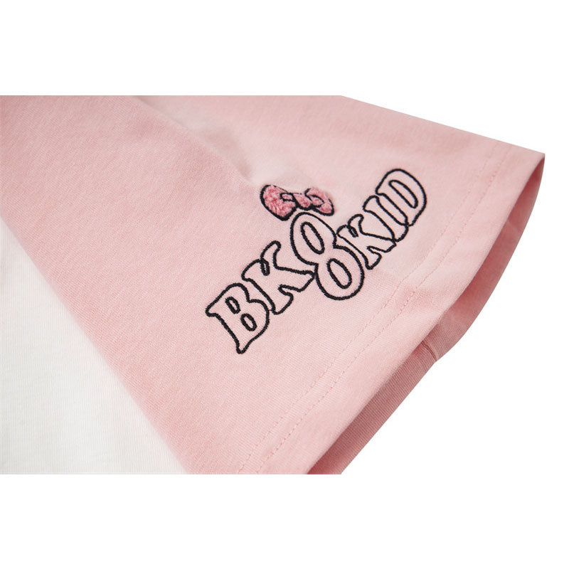 Casual Street Wear Embroidered Short Sleeves