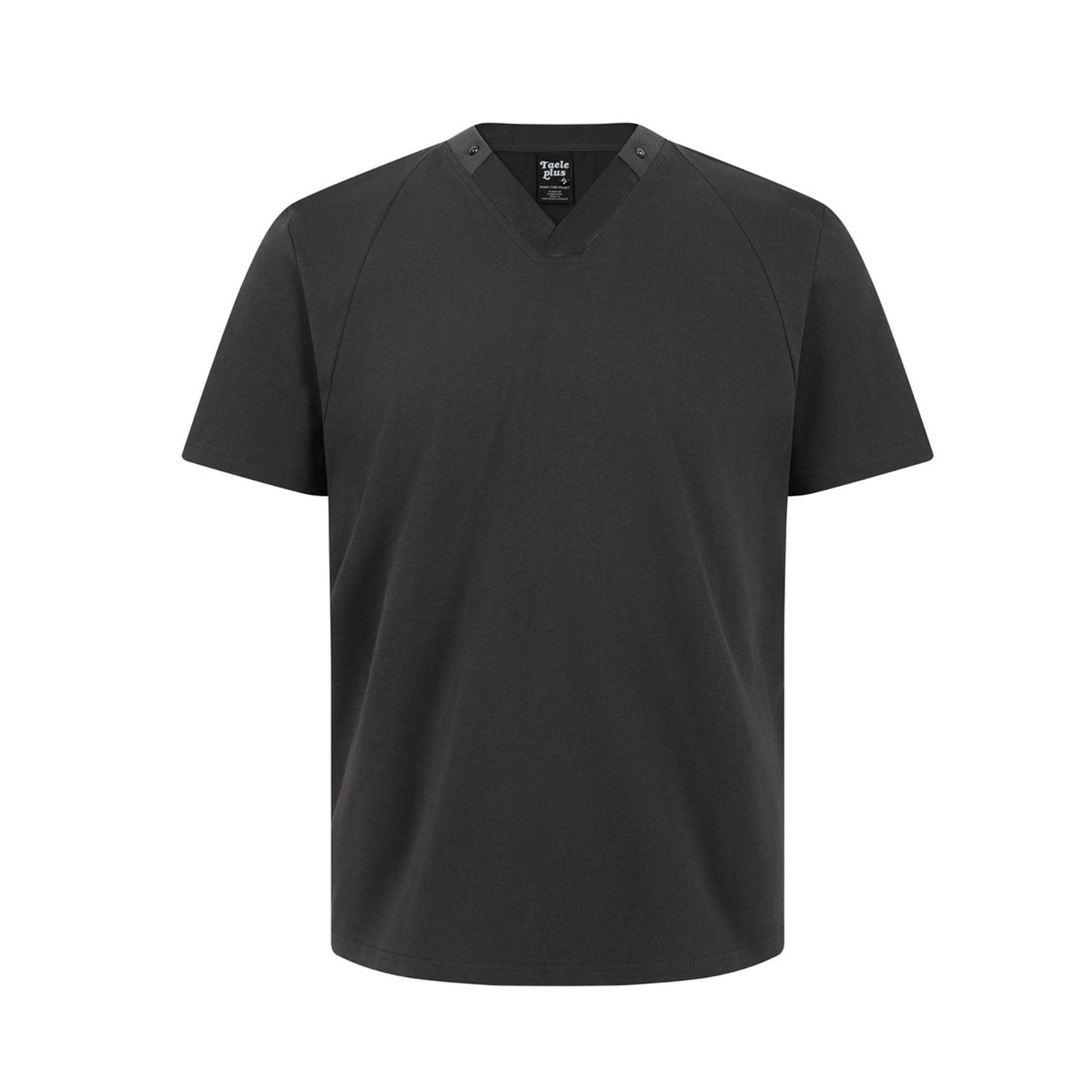 Hip Hop Clothing Summer Vintage V-Neck Short Sleeve T-Shirt