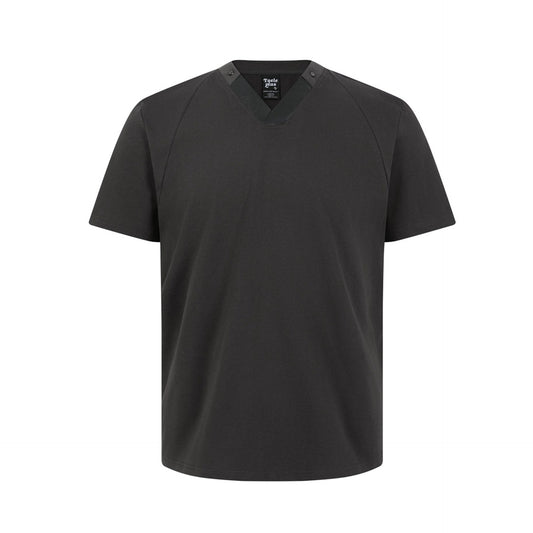 Hip Hop Clothing Summer Vintage V-Neck Short Sleeve T-Shirt