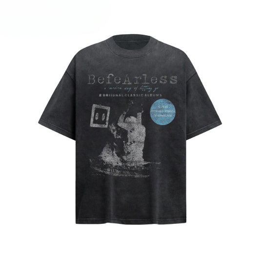 80s And 90s Vintage T Shirts Vintage Washing Old Abstract Short Sleeve T-Shirts