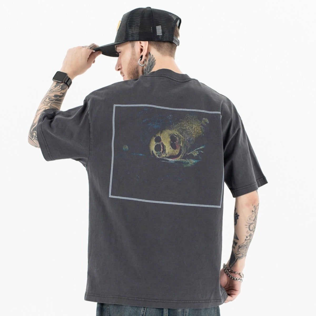 Vic Streetwear Summer Vintage Short Sleeve T-Shirt